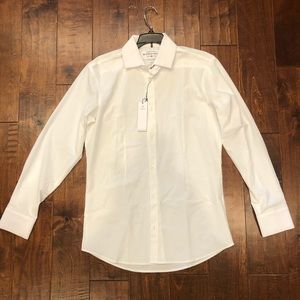 Mizzen+Main white performance dress shirt